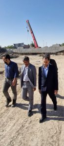 آغاز عملیات نصب تیرهای اصلی ضلع جنوبی پل شهدای خدمت
